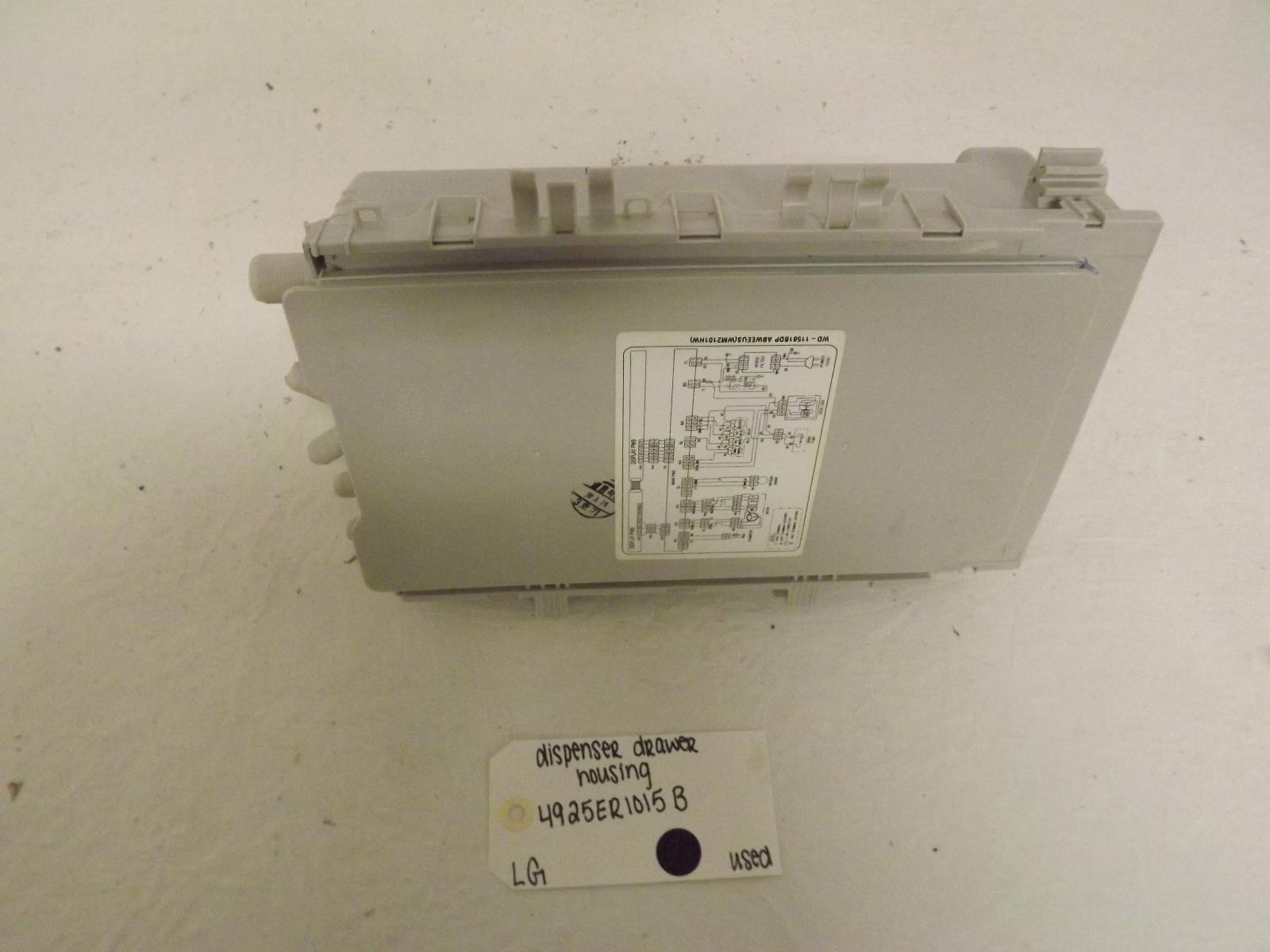LG Washer 4925ER1015B Dispenser Drawer Housing Used LG Washer 4925ER1015B Dispenser Drawer Housing Used